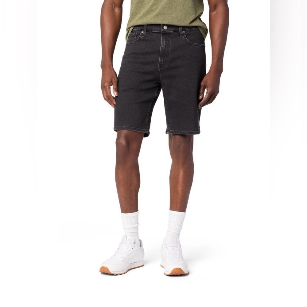 Men's Black Jean Shorts